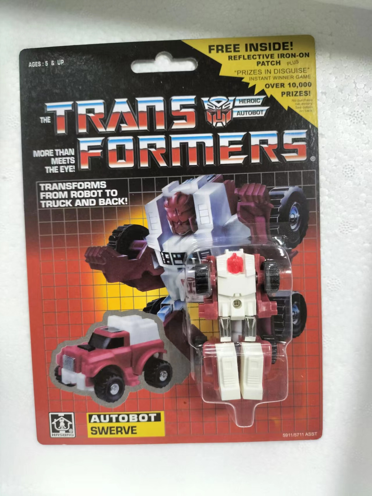 Transformers G1 Red AUTOBOT SWERVE REISSUE Christmas Birthday Gift Toy