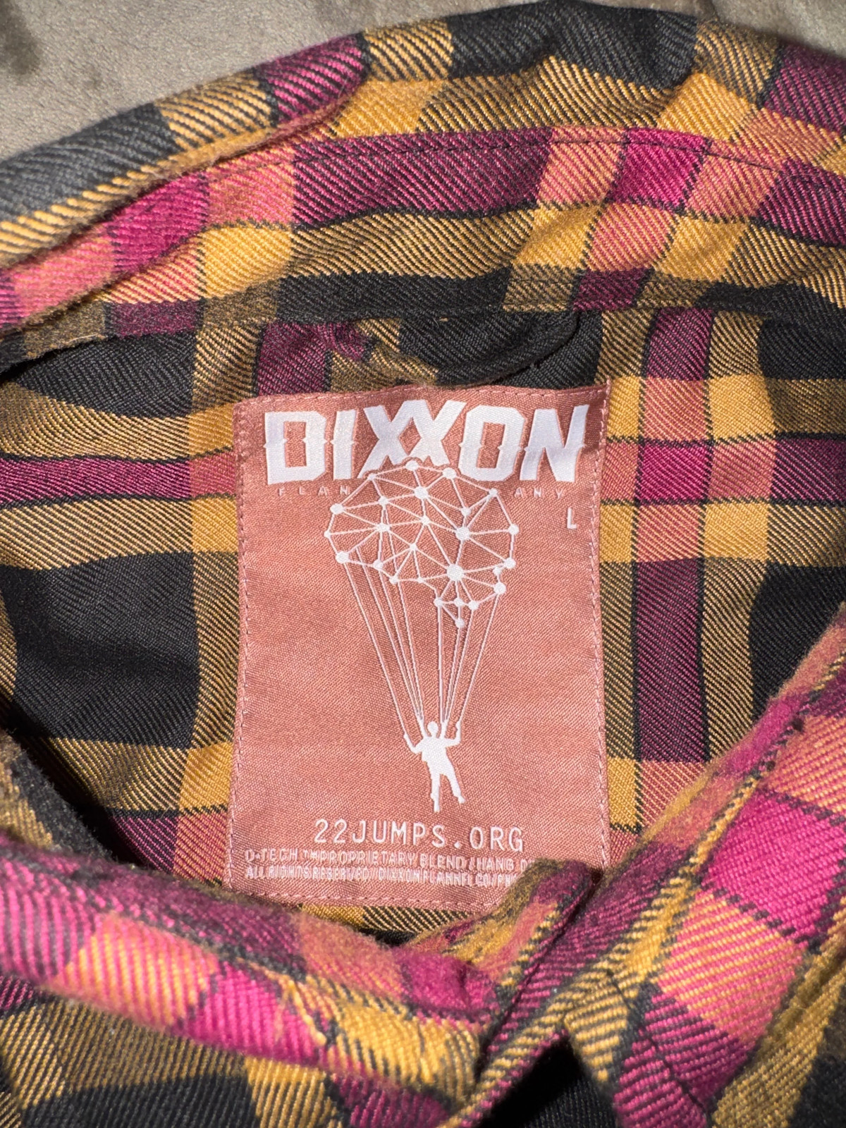 Dixxon Flannel 22 Jumps – Limited Edition – Mens Size L – Great Condition