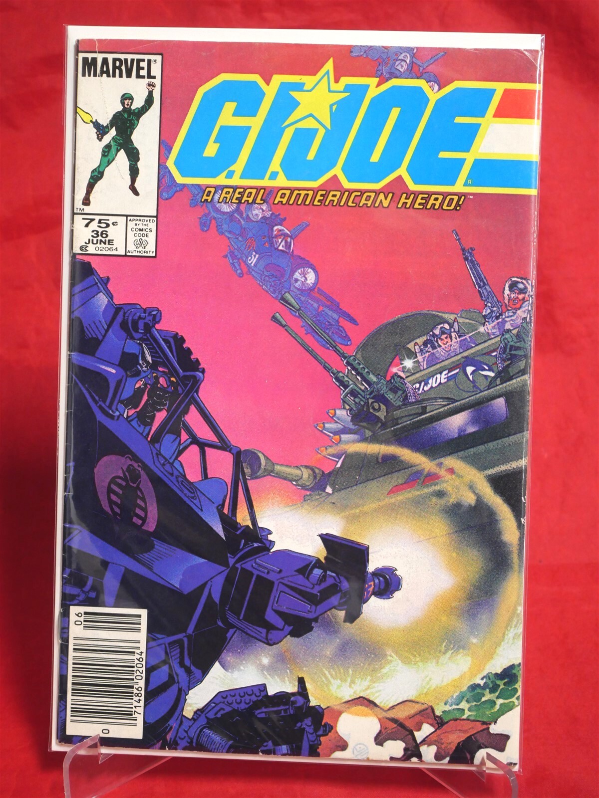 GI Joe Comic Book ARAH Issue #36 Marvel Comics Group A Real American Hero