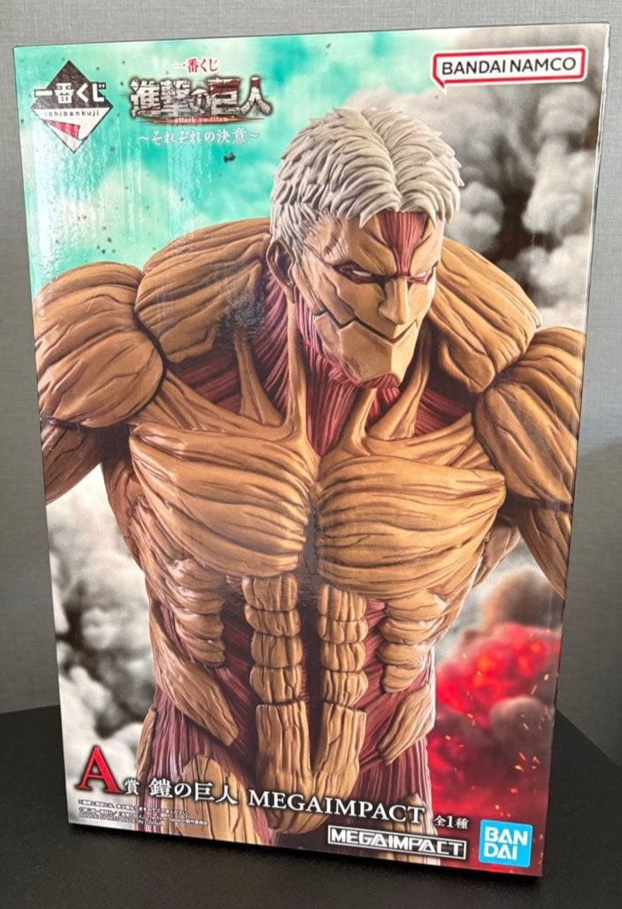 Ichiban Kuji Attack on Titan Armored Titan MEGAIMPACT Prize A Figure japan 2026