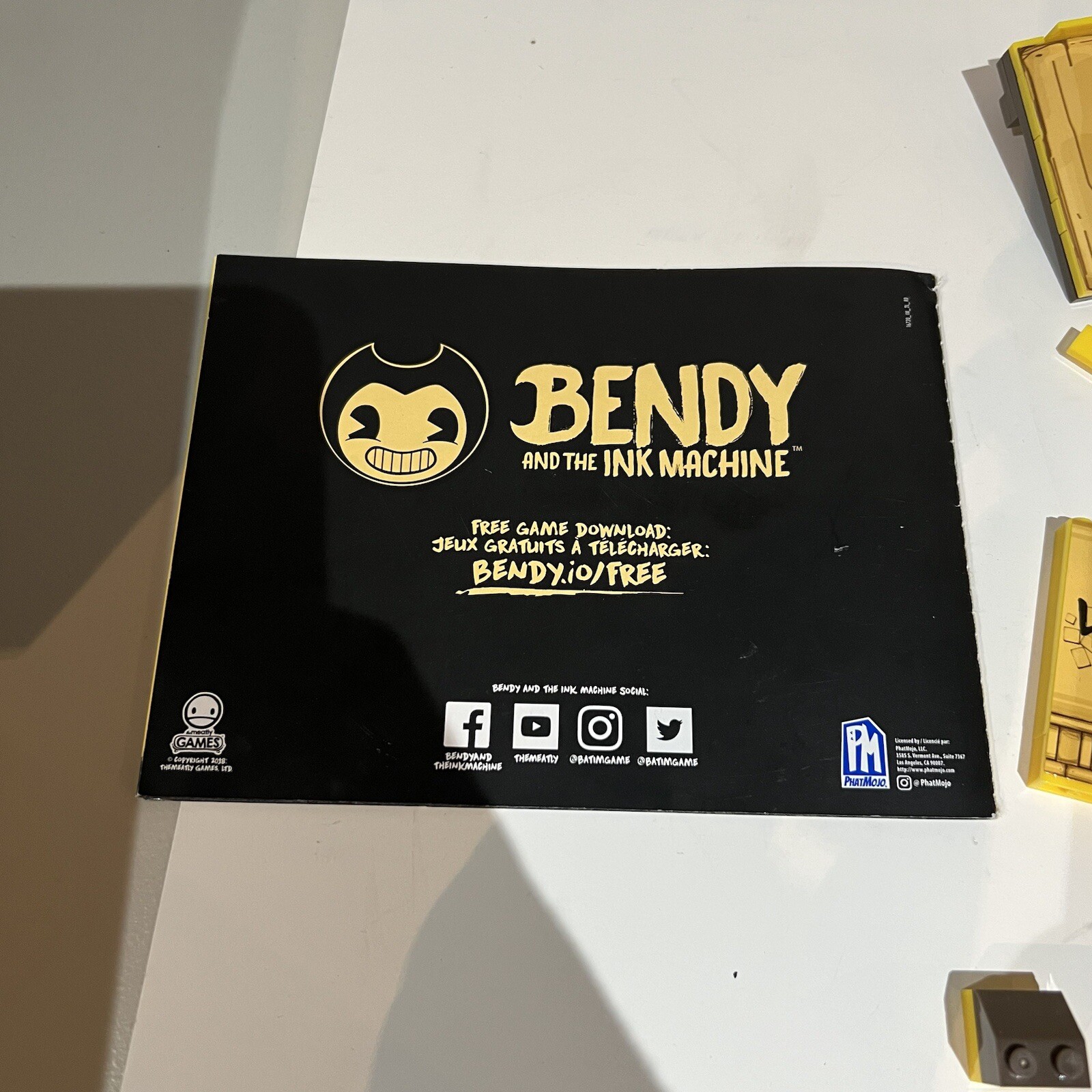 Basic Fun Bendy and The Ink Machine Room Buildable Scene Set MISSING FIGURES