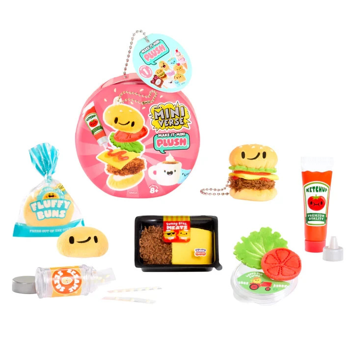 Miniverse Make It Mini Plush Food ** YOU PICK ** New Outer Seal Removed