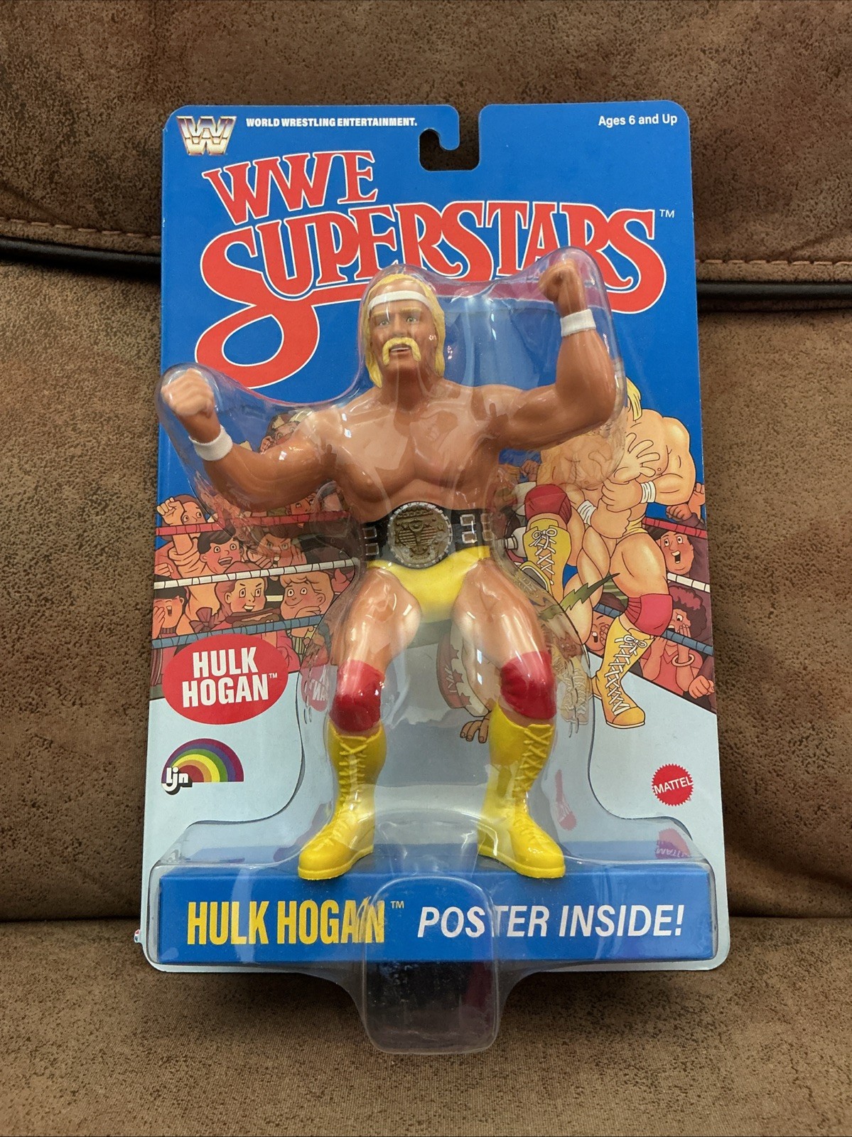 WWE LJN MATTEL SUPERSTARS HULK HOGAN 8&Prime; ACTION FIGURE 1980s RETRO – NEW IN HAND
