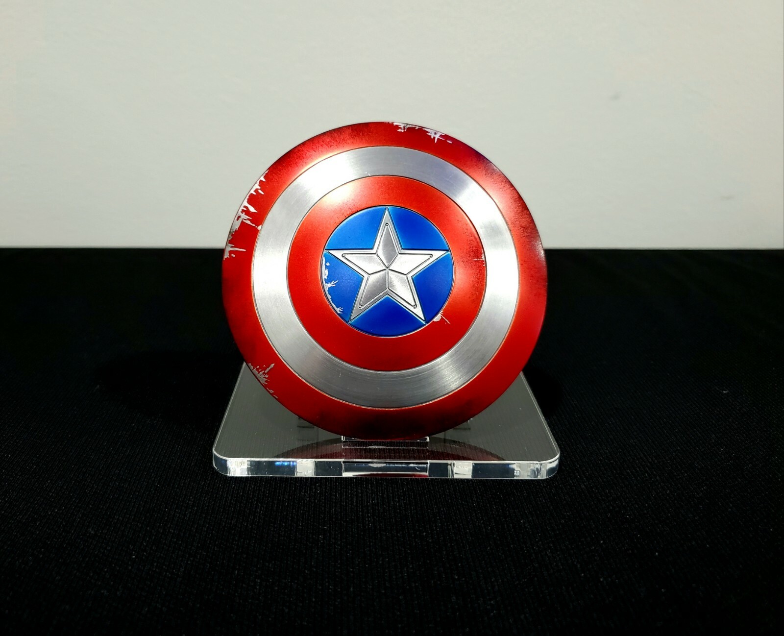 1/6th Scale Cap Shield Stand – Clear Acrylic – Custom Laser Cut 