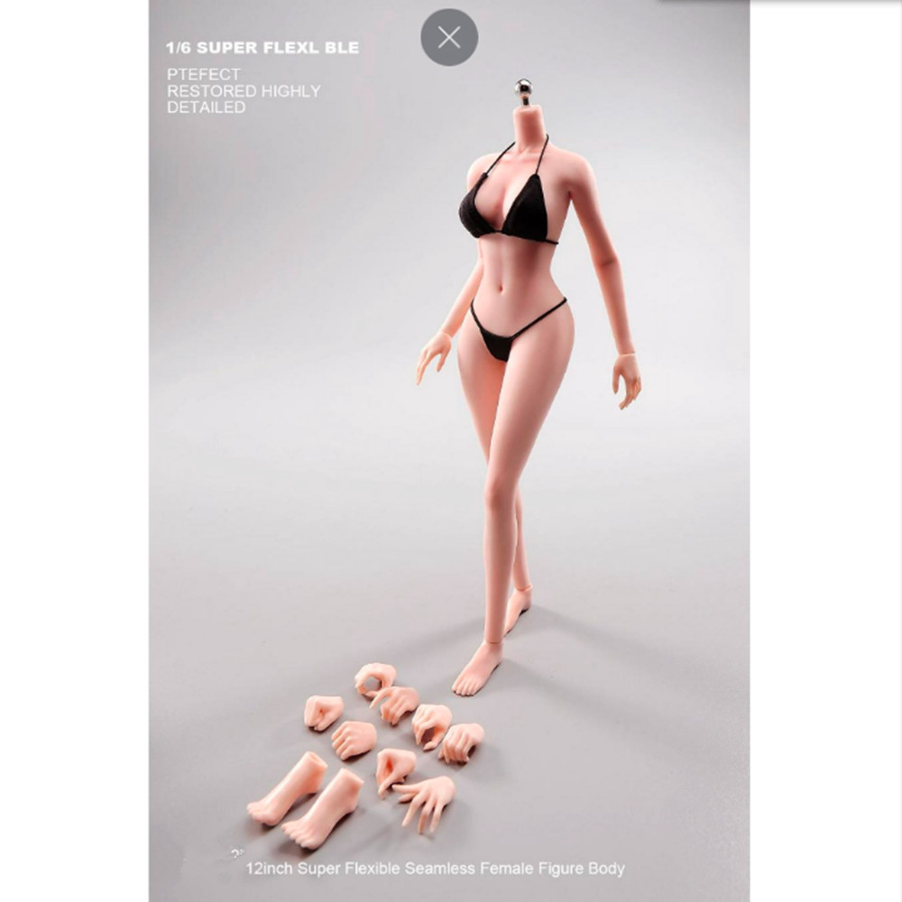 1/6 Normal Large Breast Super Flexible Seamless Body 12 » Makeup Female Figure