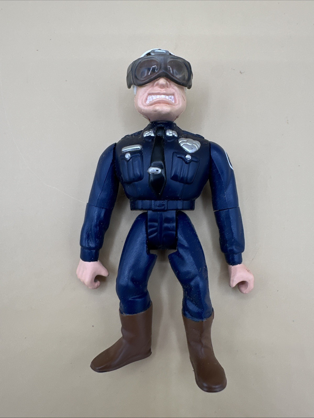 Vtg Police Academy EUGENE TACKLEBERRY original 1989 Kenner 5&Prime; inch action figure