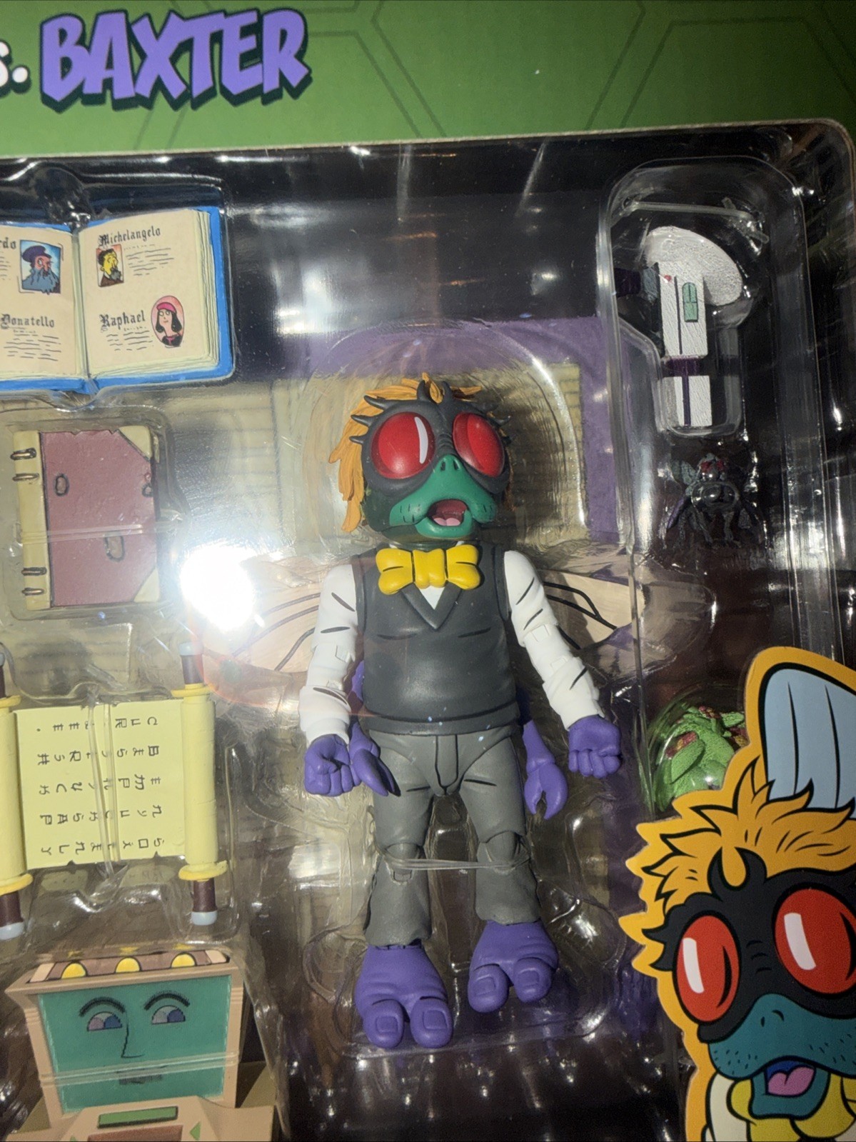 SPLINTER VS BAXTER TMNT 2 PACK NECA TARGET EXCLUSIVE