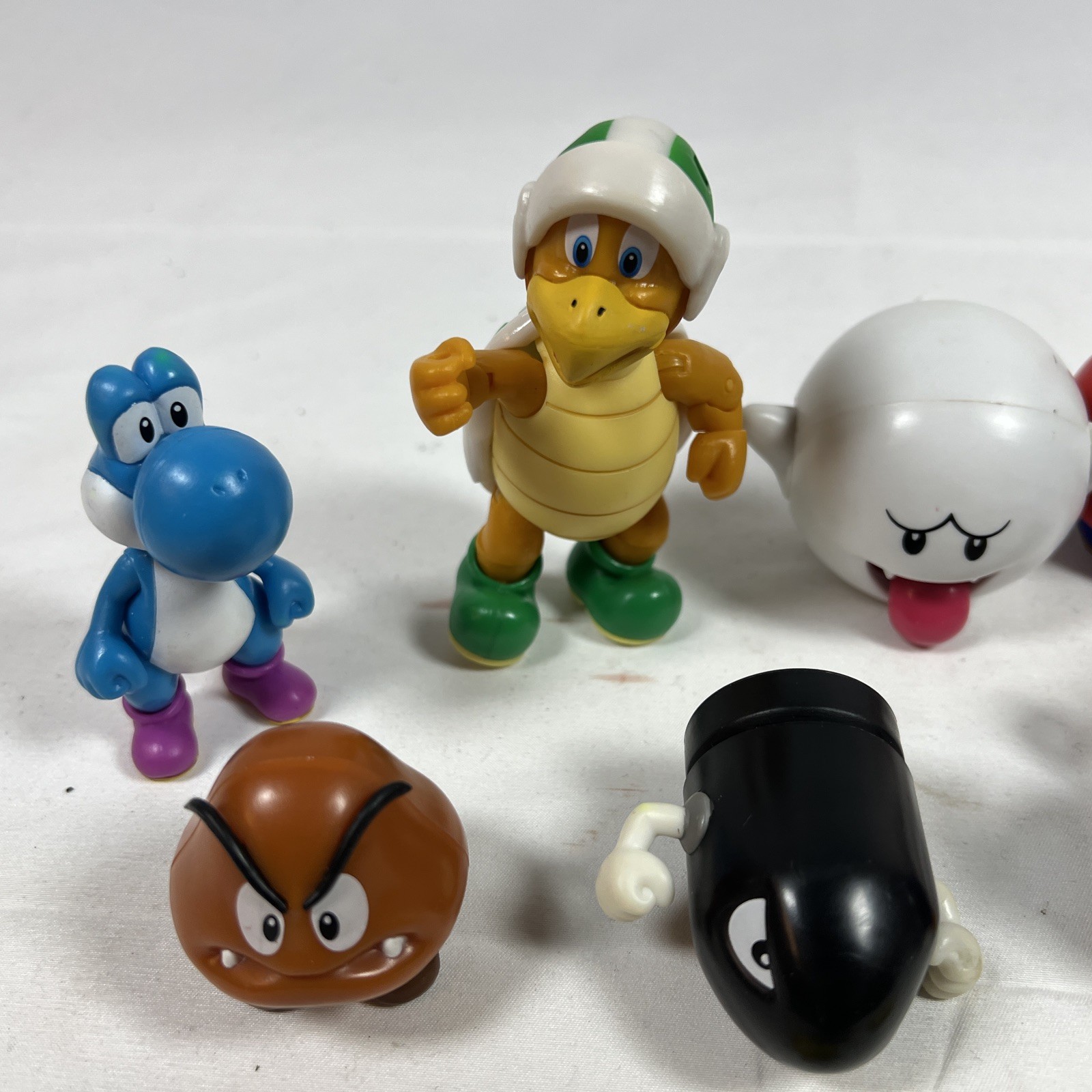 World of Nintendo Jakks Super Mario 4&Prime; Inch figure lot Mario And Others,12 Total
