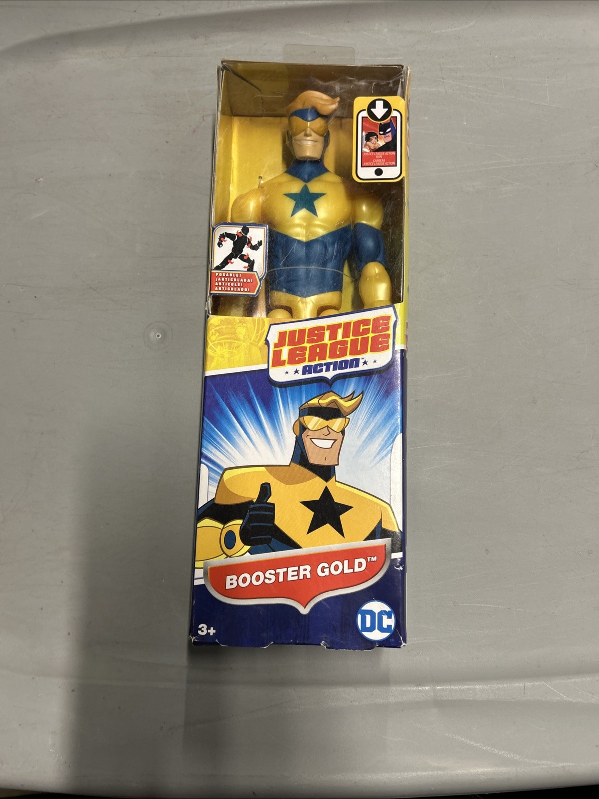 BOOSTER GOLD ( 12&Prime; ) ( 2017 ) DC JUSTICE LEAGUE ACTION FIGURE ( MATTEL )