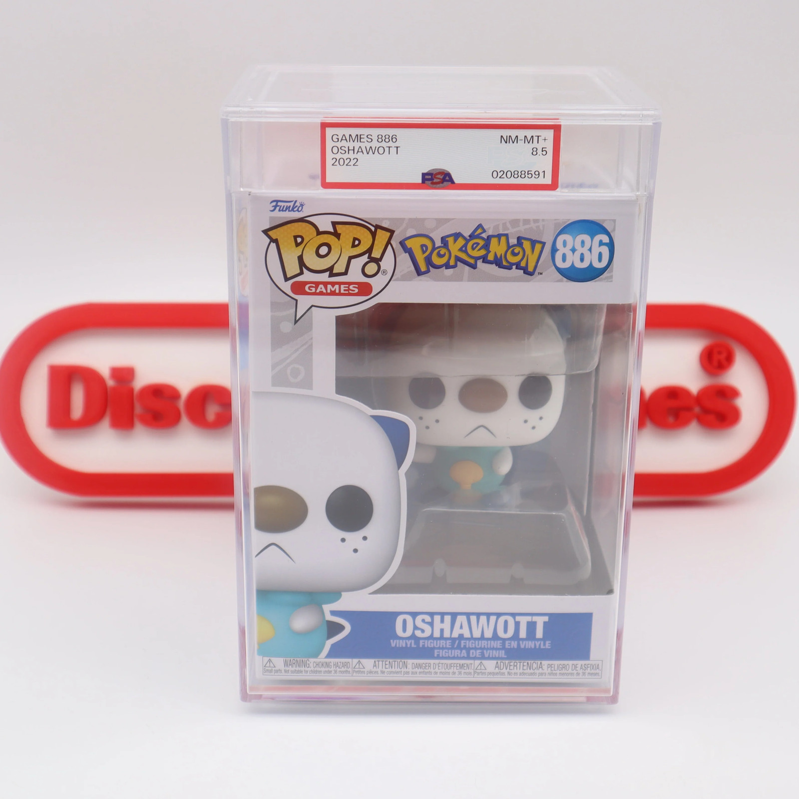 Funko POP! OSHAWOTT #886 – PSA GRADED 8.5 NM-MT+ NEW Authentic & Factory Sealed!