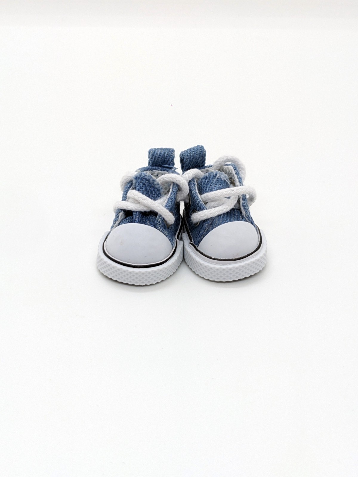 Canvas BLUE DENIM and White Sneaker Shoes FOR 15-17 CM LABUBU MONSTERS DOLL