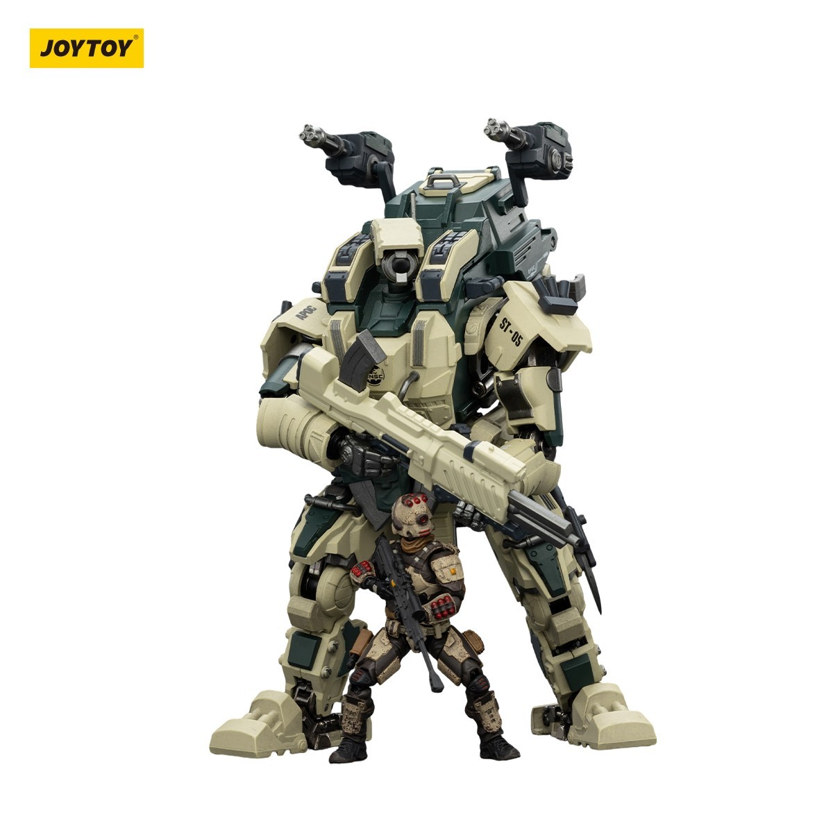 JOYTOY Dark Source APOC Series Annihilator Long-Range Strike Mech + UNSC Sniper