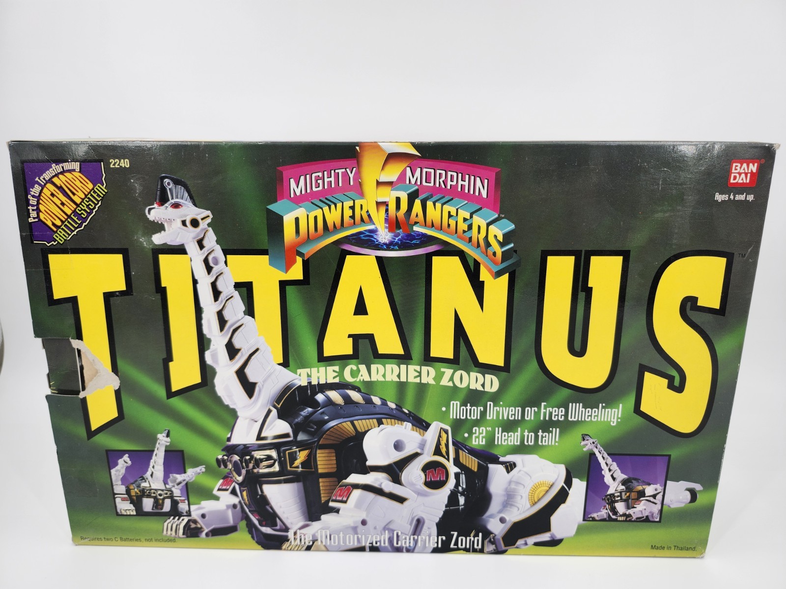 BANDAI POWER RANGERS MIGHTY MORPHIN TITANUS THE CARRIER ZORD