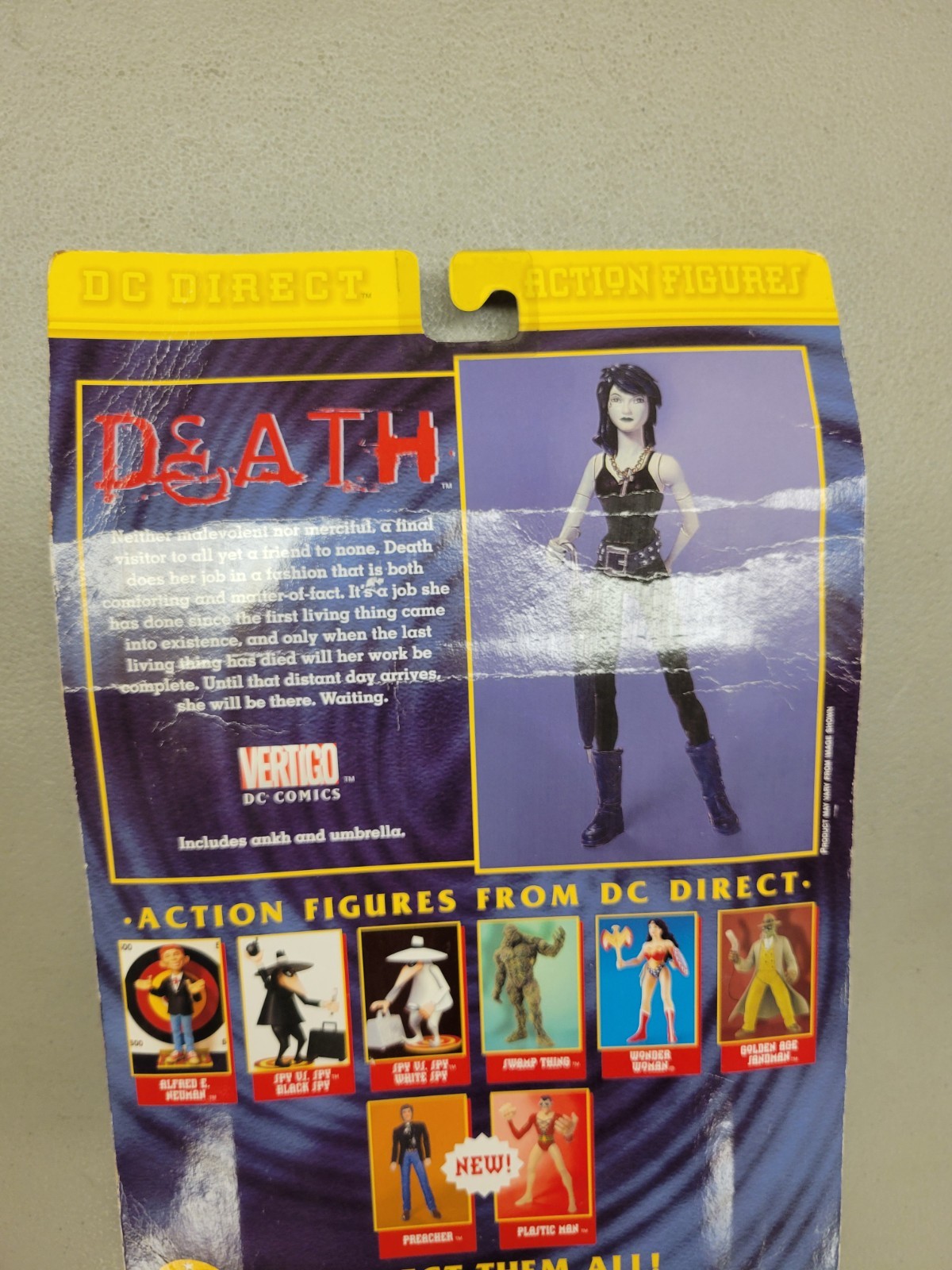Death DC Direct Action Figure Vertigo 1999 Vintage