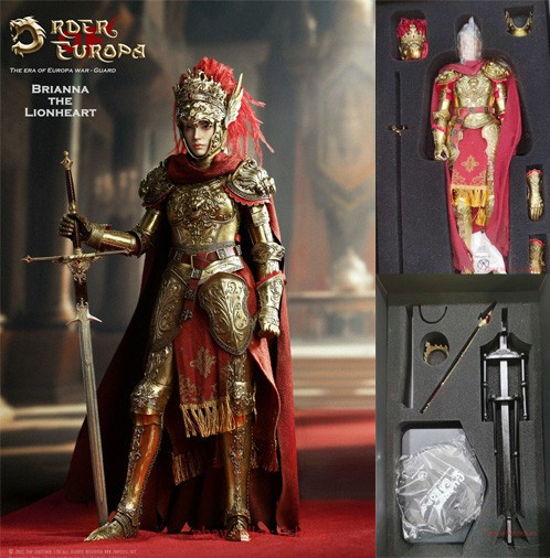 POPTOYS ALS-020 Brianna The Lionheart 1/6 Full Copper Action Figure In Stock
