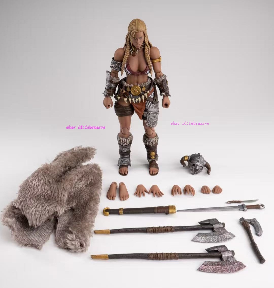 Xesray Studio 1/12 Fight for Glory Combatants Exclusive Gold Hildr Action Figure
