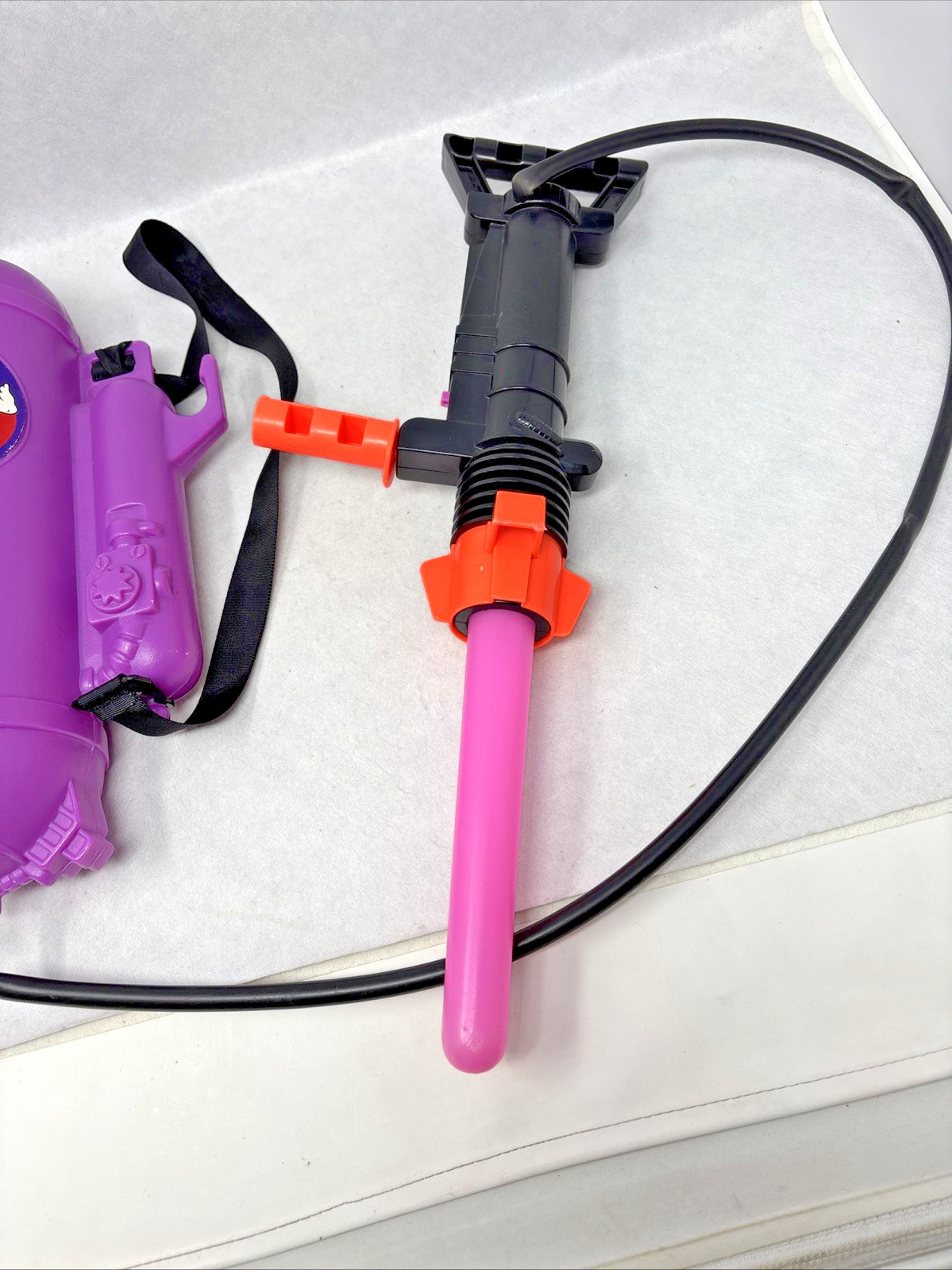 Vtg The Real Ghostbusters 2 Ecto Charger Back Pack Slime Gun Kenner 1990 EUC