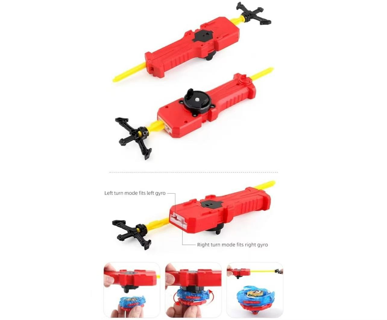 【Deluxe 12-Piece Bey Gyro Battle Set】12 Spinning Tops + Launchers + Storage Case