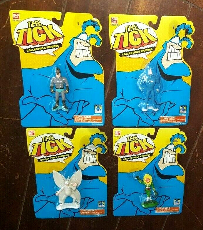 The Tick Collectible Figures: THE TICK, EL SEED, ARTHUR & HUMAN BULLET Figures!