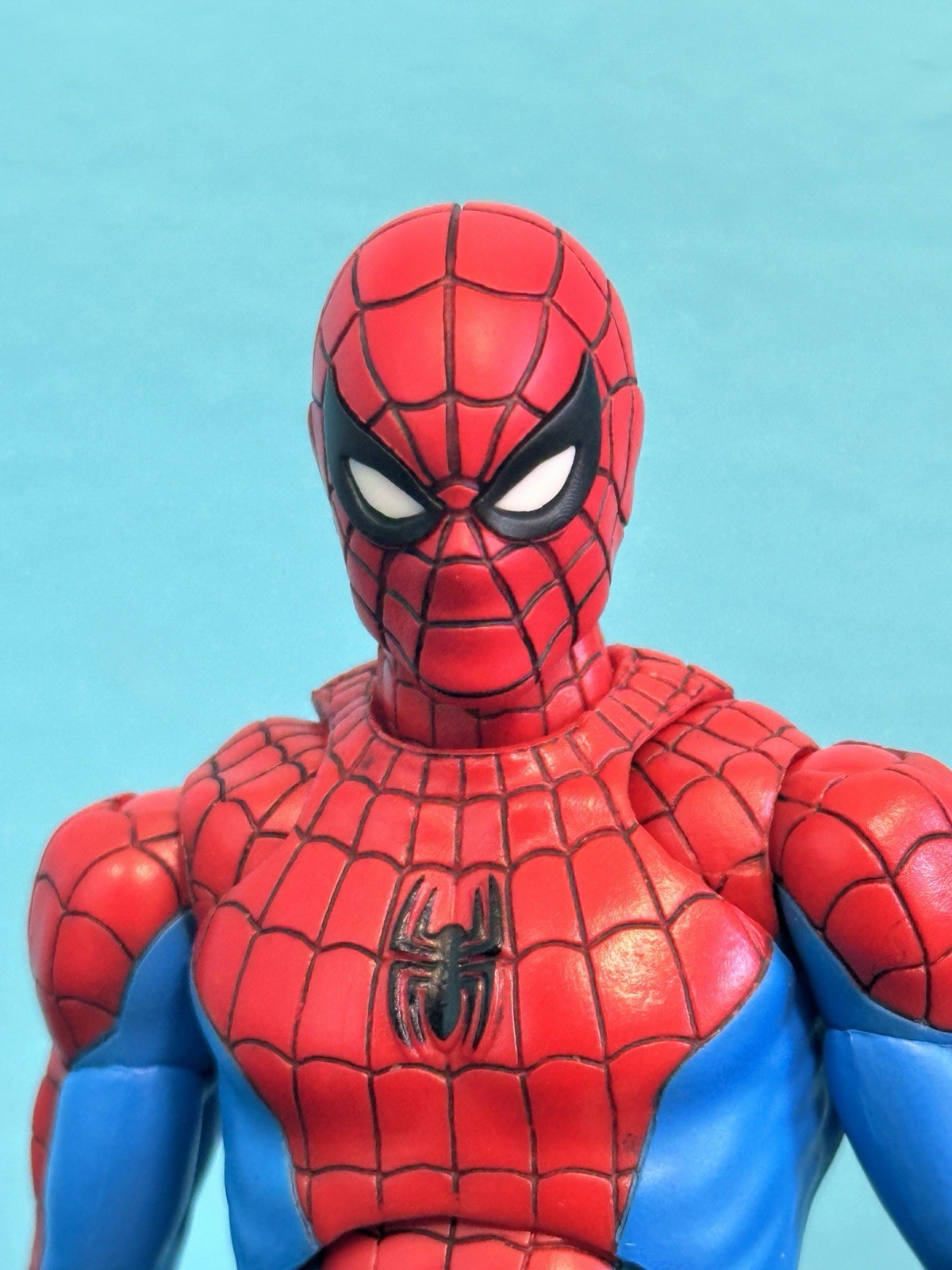 HEAD ONLY MAFEX 185 Classic Spider-Man Custom Painted 1/12 | READY TO SHIP (US)