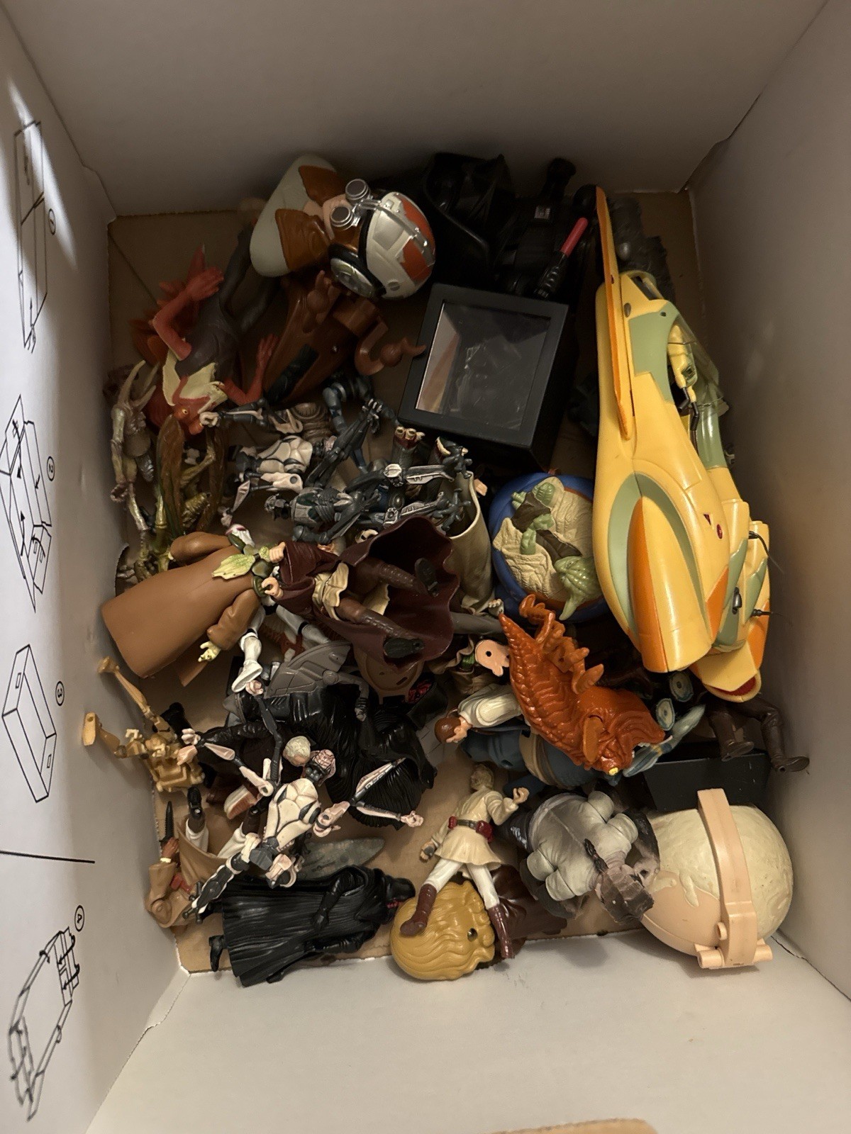 HUGE STAR WARS COLLECTION LOT – Carded Figures, Vehicles, Clone Wars, POTF, PEZ,