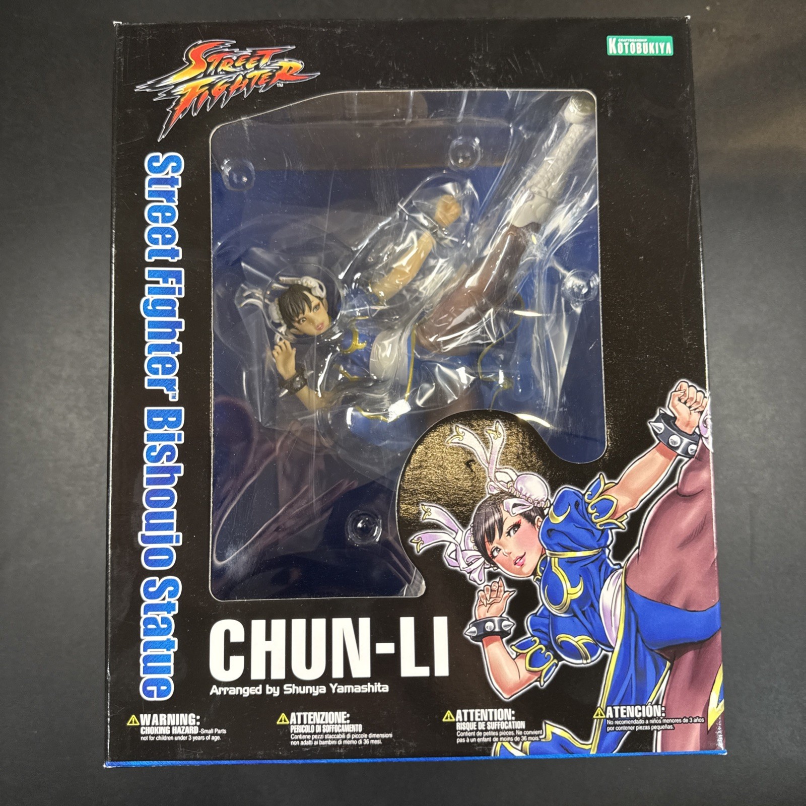 STREET FIGHTER Bishoujo Chun Li 1/7 Scale PVC Figure Kotobukiya New Box Damage