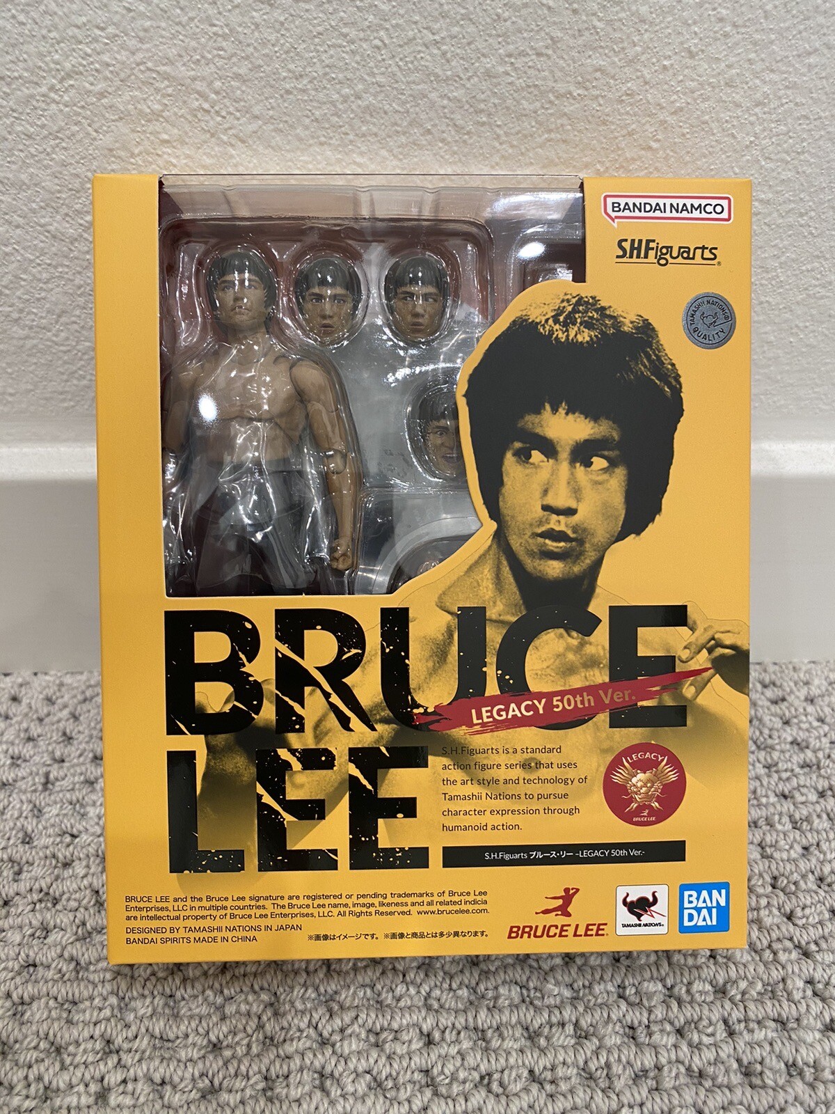 🔥IN HAND S.H.Figuarts Bruce Lee LEGACY 50th Ver. US SELLER