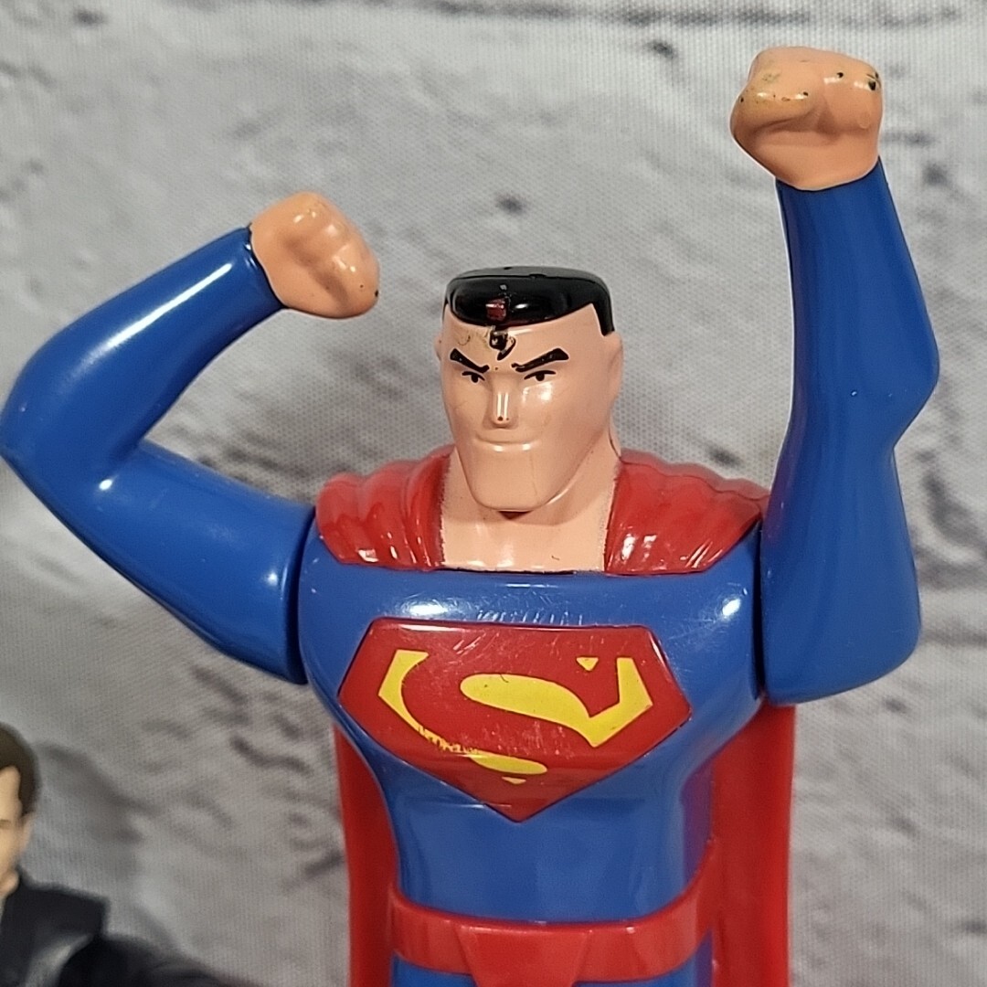 Superman Batman Action Figure Lot Comic Book Heroes McDonald&rsquo;s Toys