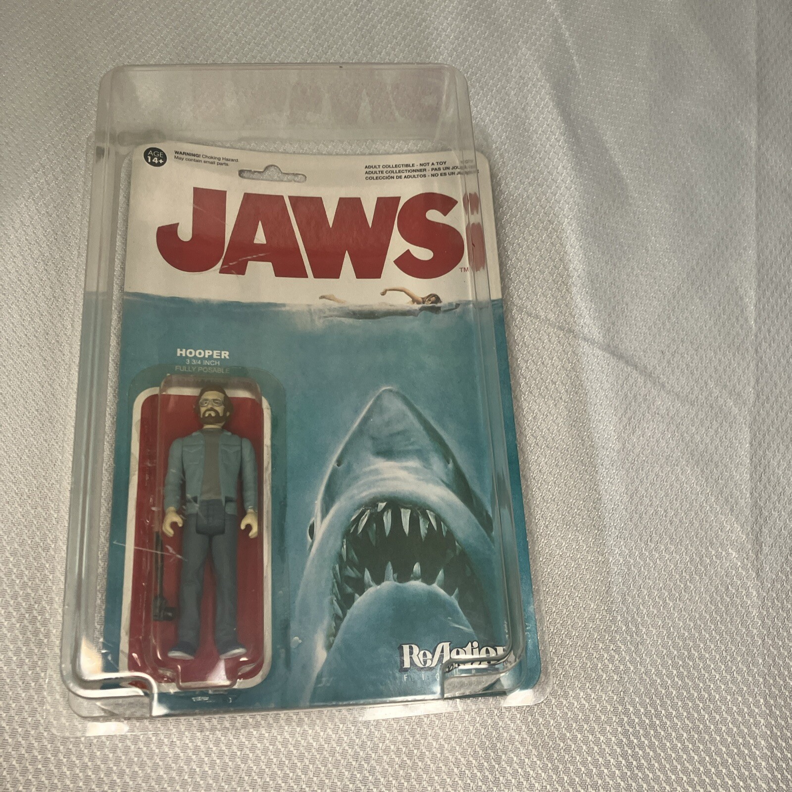 Funko ReAction Super7 JAWS Hooper Action Figure W/ Protective Case
