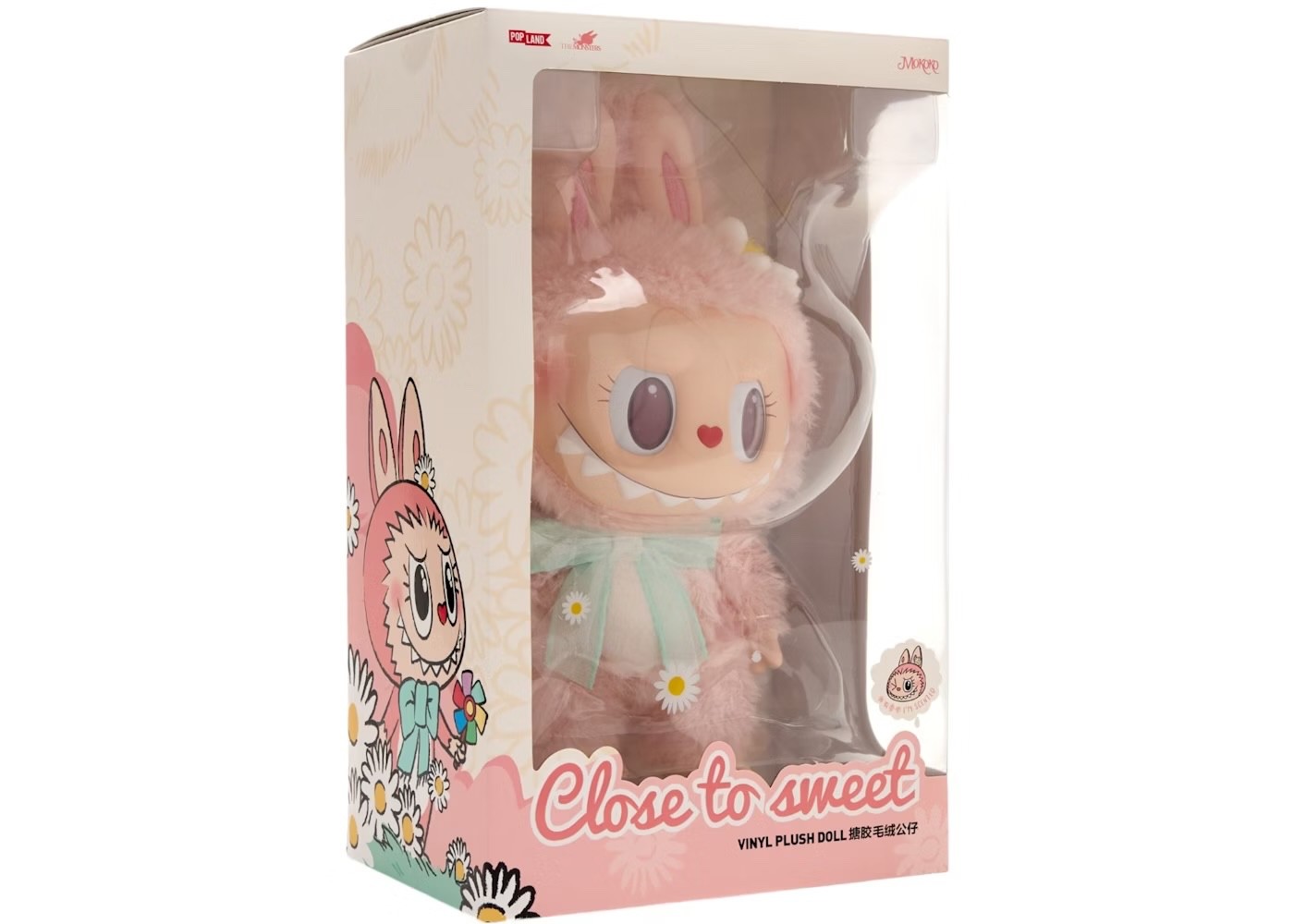 POPMART Mokoko Vinyl Plush Doll Close to Sweet, Popland Exclusive Large USA