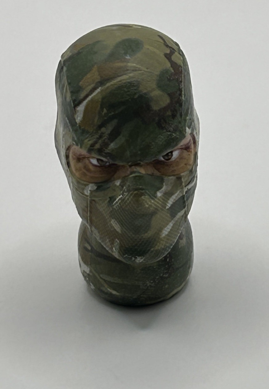 Monster Force Exclusive Command Unit Camo Masked Head W/ Neck Fodder 1/12 Scale