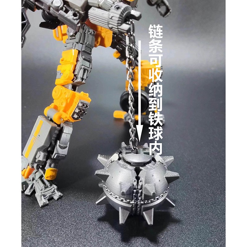 Meteor Hammer Weapon Upgrade Kit For SS99 Battletrap Yolopark OP Accessories