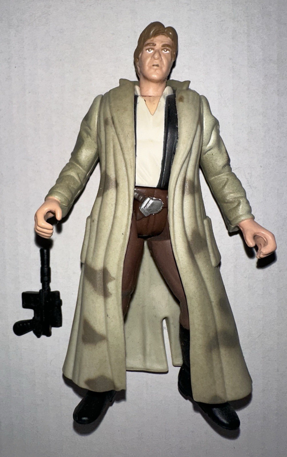 Star Wars ROTJ Hasbro Power Of The Force Endor Han Solo Complete POTF2 As Shown