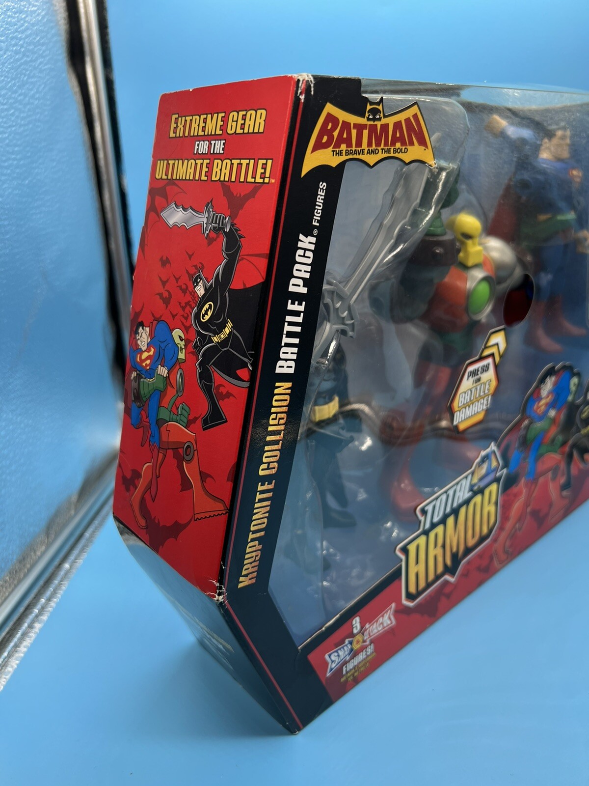 DC Brave and the Bold Kryptonite Collision Battle Pack Batman Superman Metallo