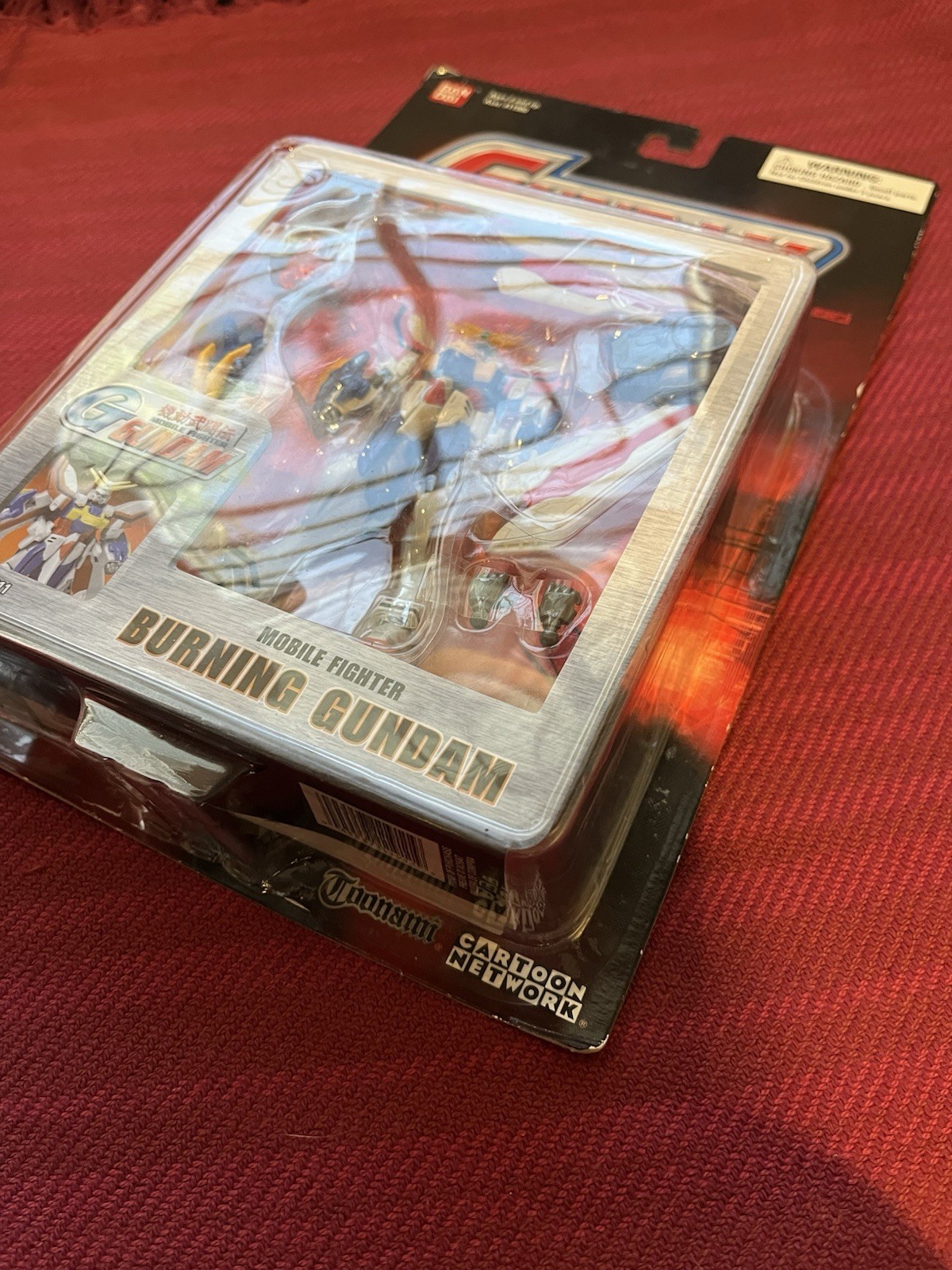Gundam Mobile Fighter Burning Gundam 2003 Bandai Toonami #11900 NOS