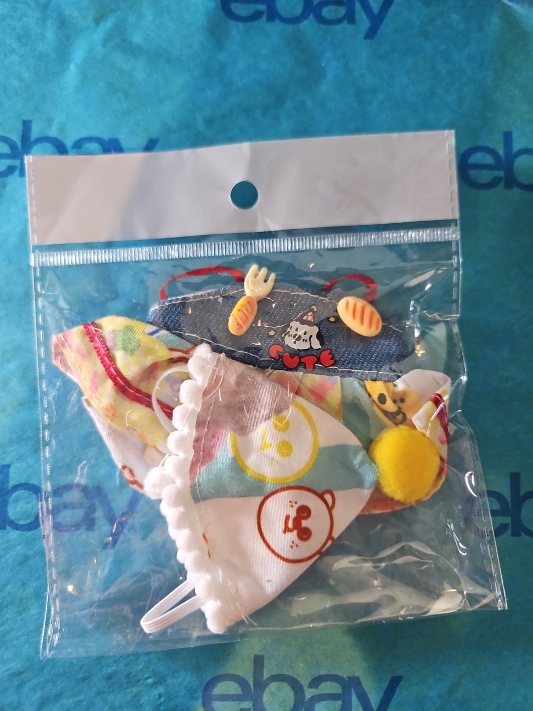 Clothes Set Dress Overall + Hat Outfit SEALED NEW (NO DOLL)
