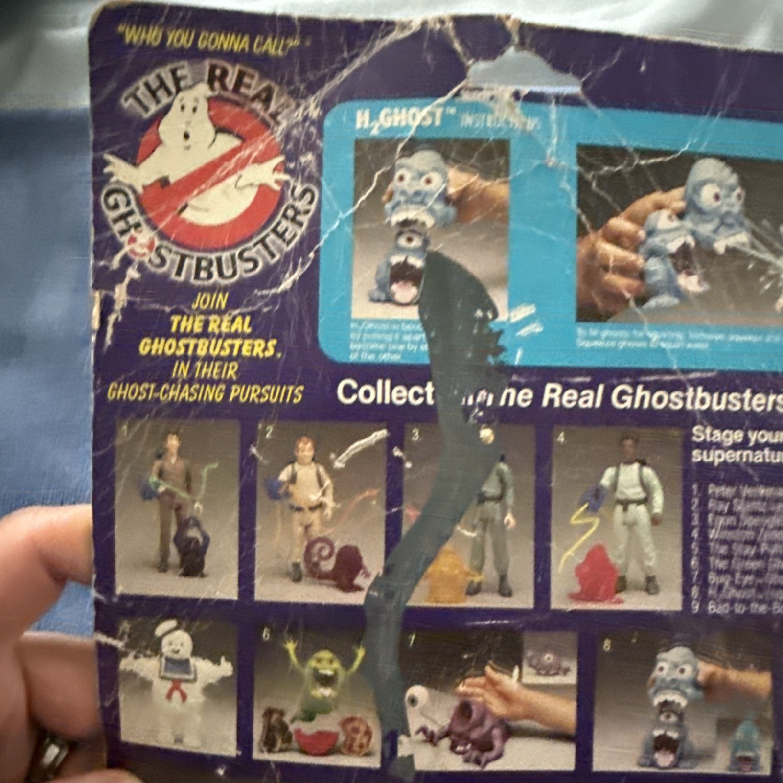 H2 Ghost The Real Ghostbusters 1986 Kenner Action Figure NEW SEALED