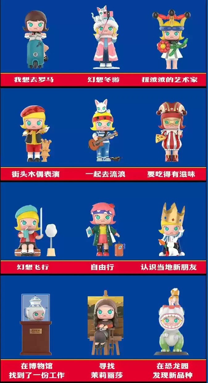 Molly Imaginary Wandering Series Figures Confirmed Blind Box Toy Gift Authentic!