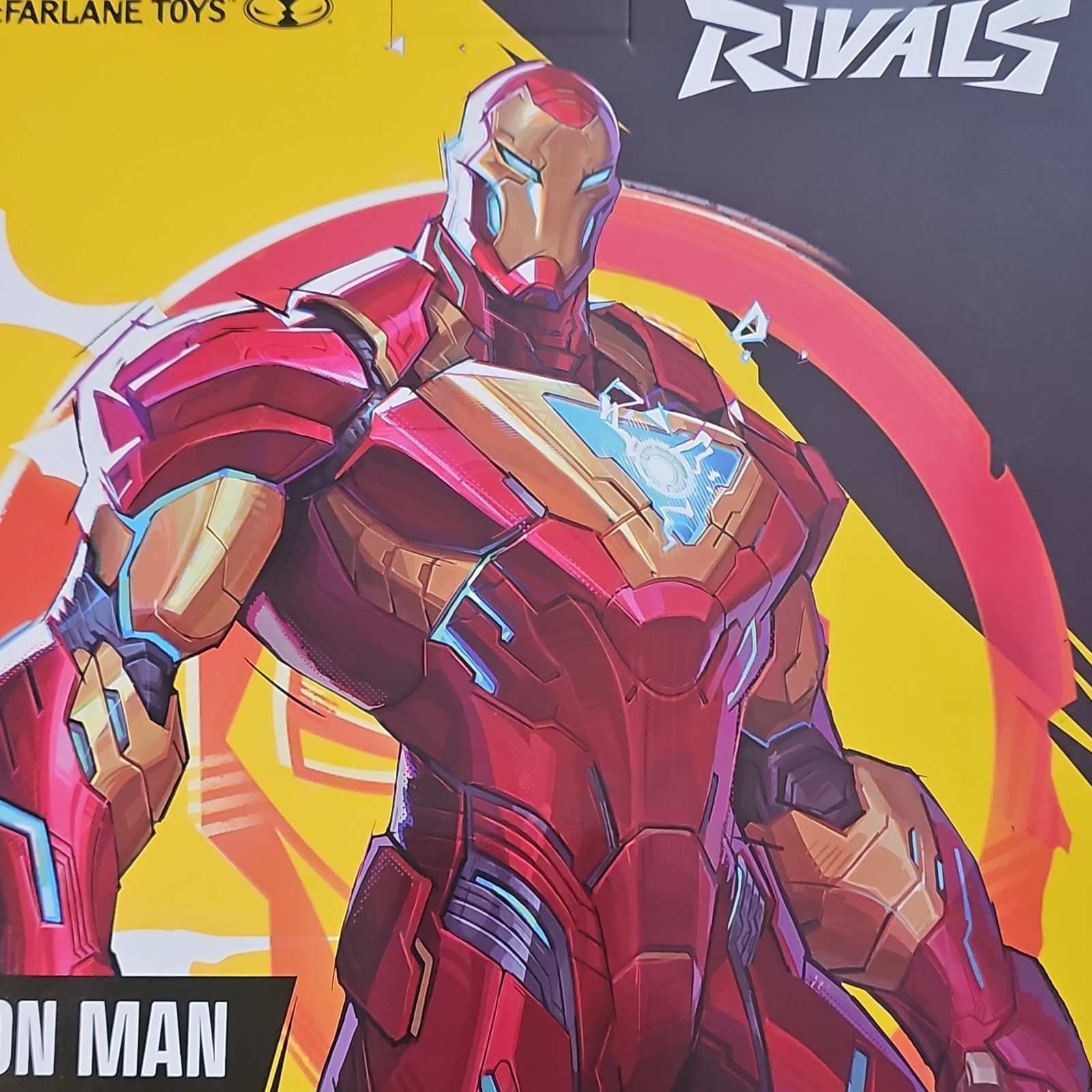 McFarlane Toys Marvel Rivals Iron Man 1:6 Action Figure w/ Comic Book 14+
