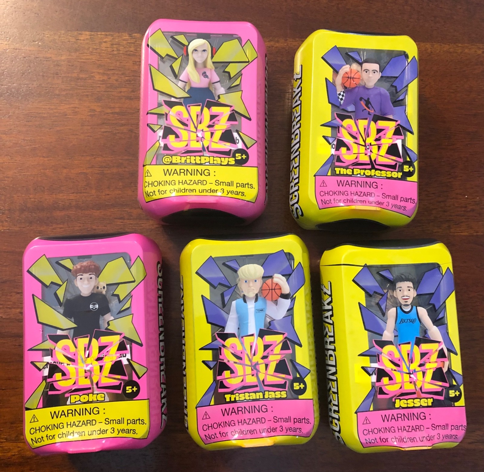 ScreenBreakZ Gamerz Collectible Lot of 5 different unique items