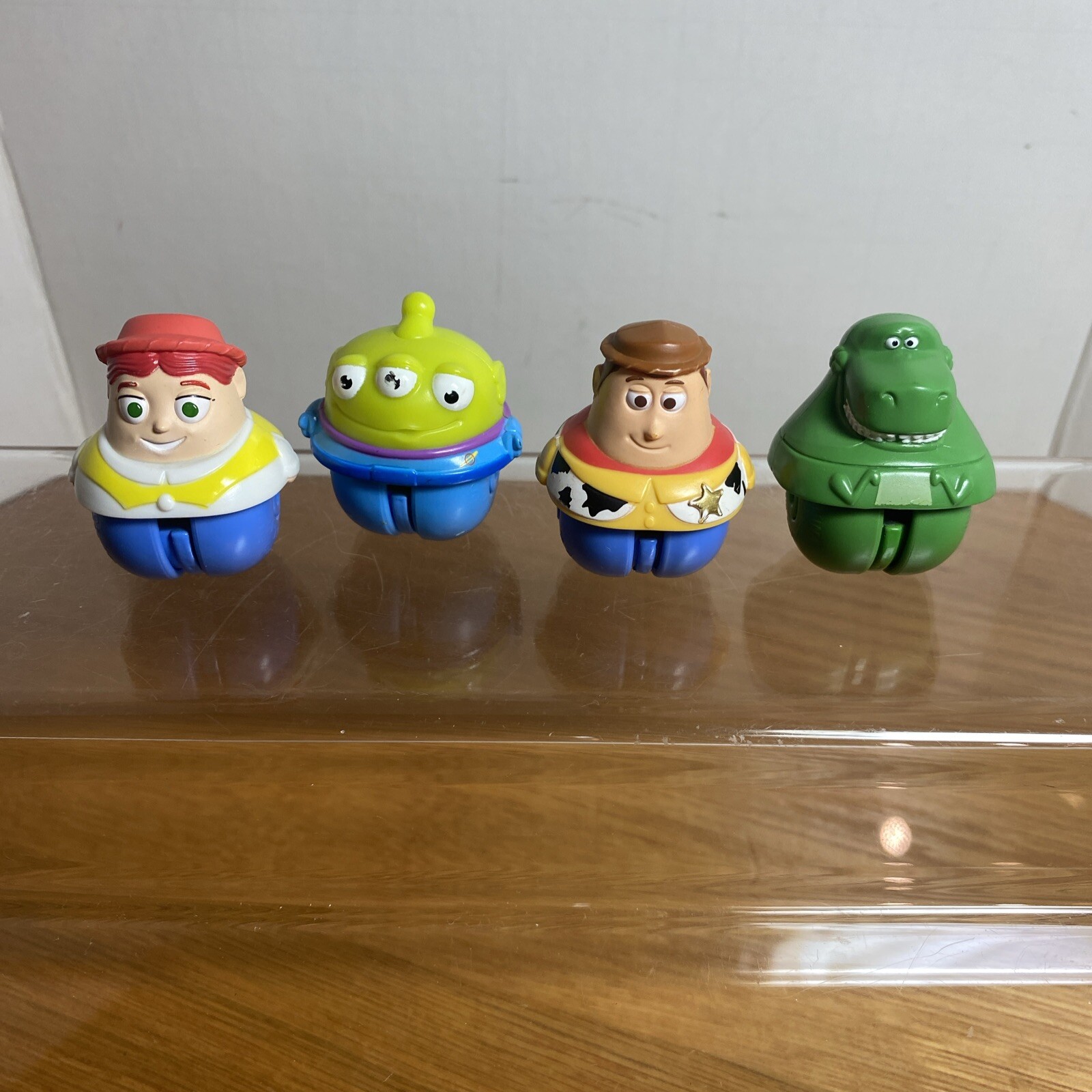 2012 Disney Mattel Toy Story Zing &lsquo;Ems Jessie Rex Woody Alien Figures Lot Of 4