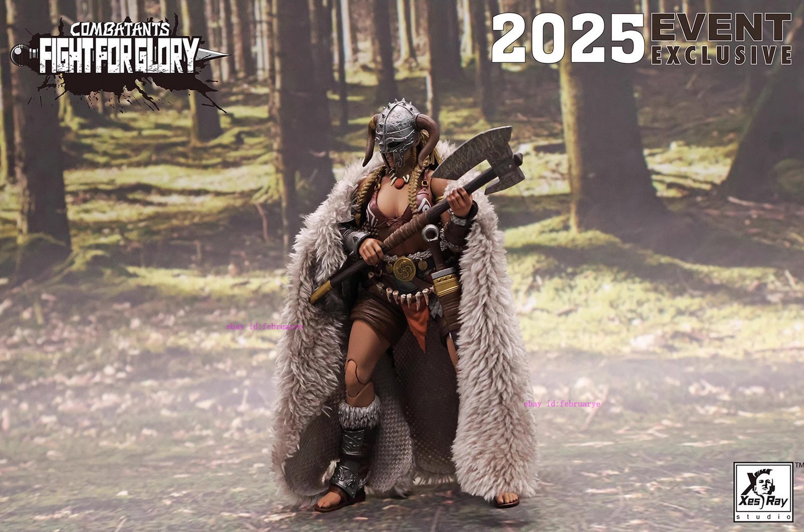 Xesray Studio 1/12 Fight for Glory Combatants Exclusive Gold Hildr Action Figure