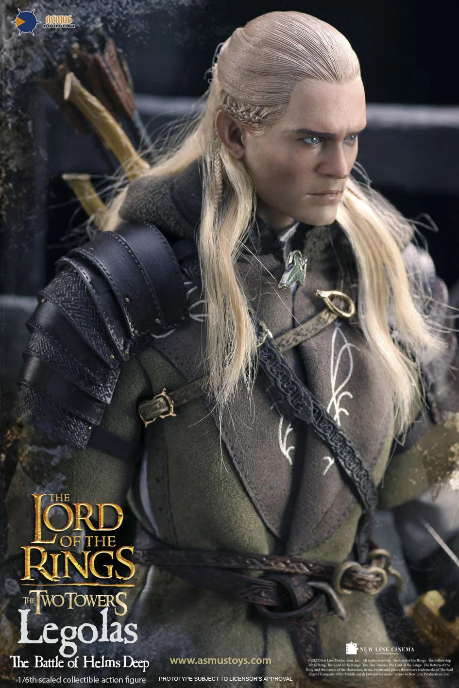 1/6 Scale LOTR – Battle of Helms Deep – Legolas Exclusive – MINT IN BOX