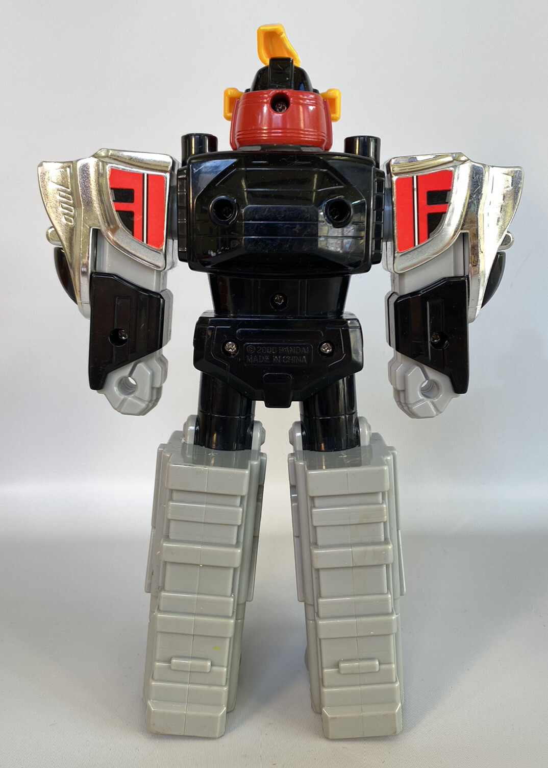 Power Rangers Time Force Shadow Force Red Megazord Zord 8” Figure AS-IS Broken