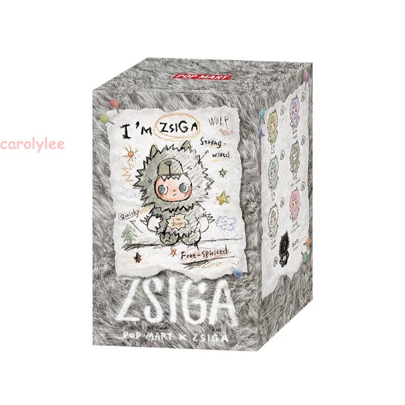 Authentic I&rsquo;m Zsiga Series Plush Pendant Blind Box Figure Gift Toys