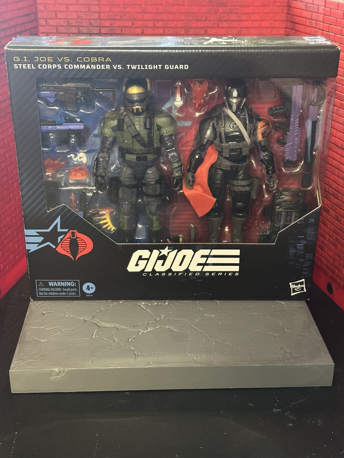 GI Joe Classified #141 Steel Corps Commander vs Cobra Twilight Guard 2 Pack NIB