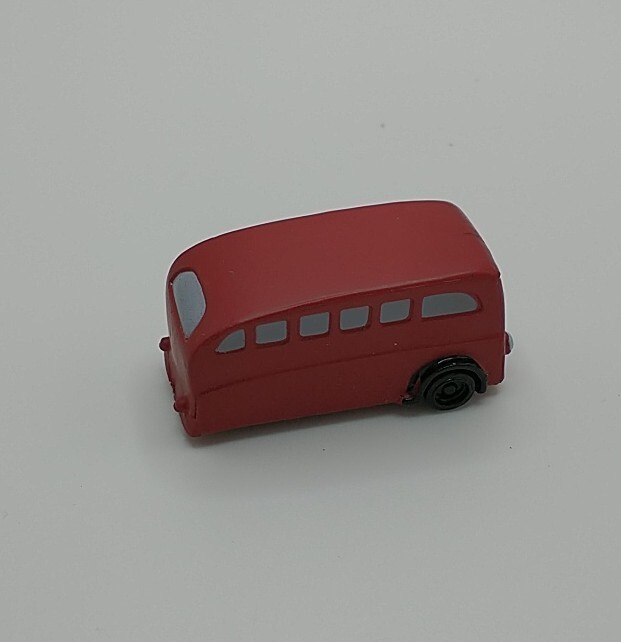 Bertie Red Brown Bus Gullane Thomas The Tank & Friends 1” High Plastic