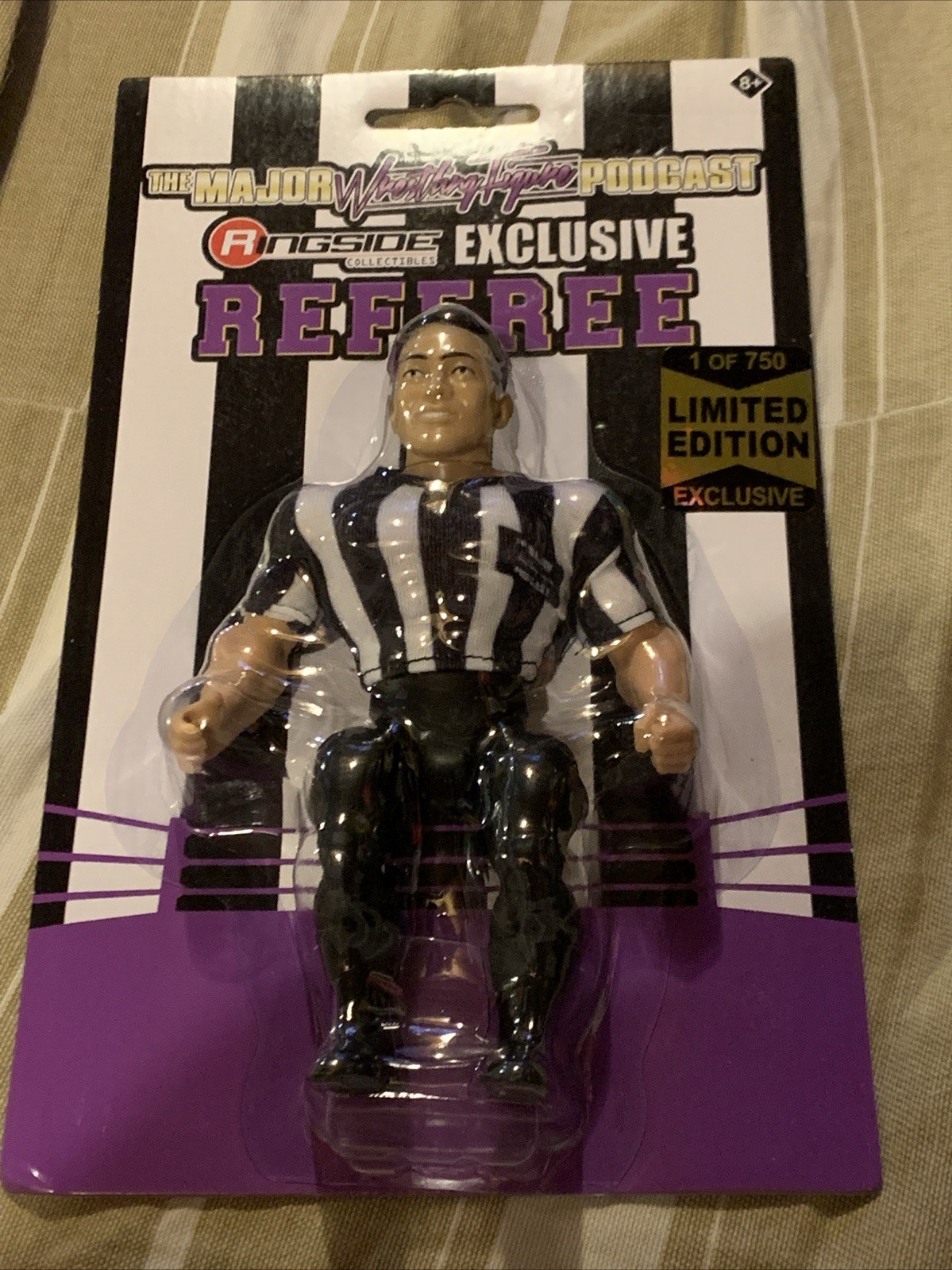 Major Wrestling Figure Podcast Referee Ringside Collectibles Exclusive