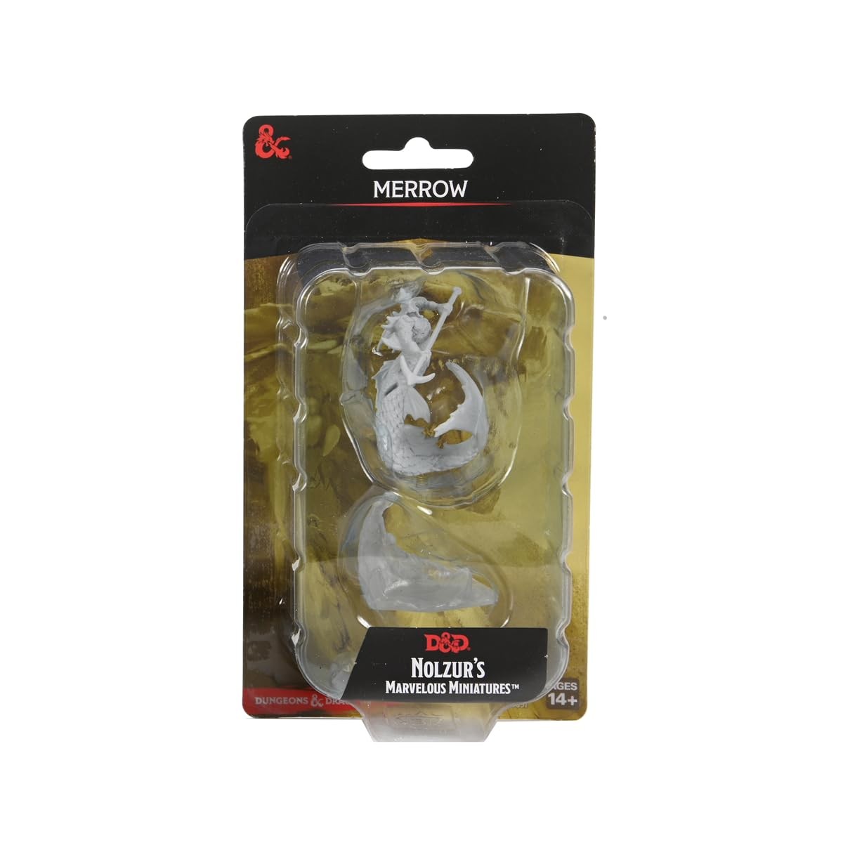 D&D Nolzur&rsquo;s Marvelous Miniatures: Merrow Unpainted Dungeons and Dragons Miniatu