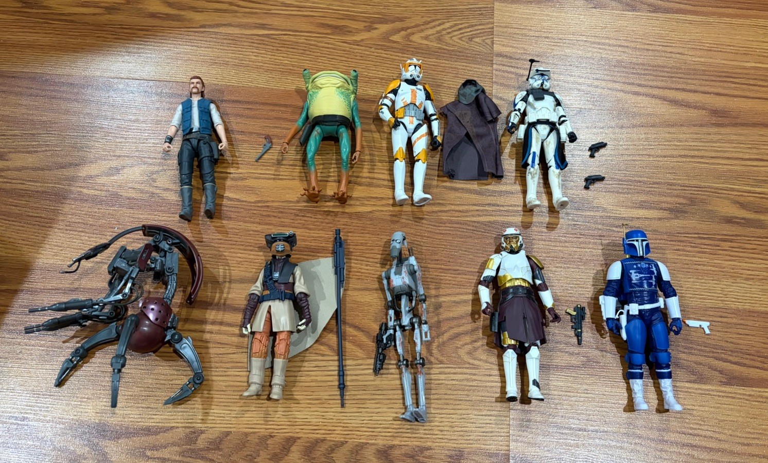 Star Wars Hasbro 6in Black Series Lot of 9 Rex B1 Enoch Cody Kestis Trooper